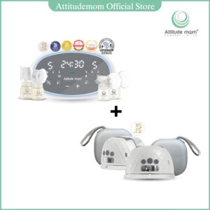 Combo Set A เครื่องปั๊มนมไฟฟ้ารุ่น Galaxy III  และ เครื่องปั๊มนมไร้สายรุ่น Easy Life llI ( 2 ข้าง )