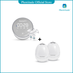 Plentitude : Combo Set C เครื่องปั๊มนมแบบมีสายปั๊มคู่ Plentitude II และ เครื่องปั๊มนมไร้สายรุ่น Plentitude Hands-Free (2 เครื่อง)