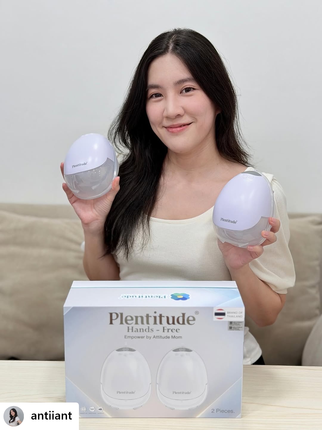 ATTITUDE MOM REVIEW :Plentitude Hands-Freeรุ่นนี้ที่แม่เลือกเมื่อเลี้ยงลูกเอง